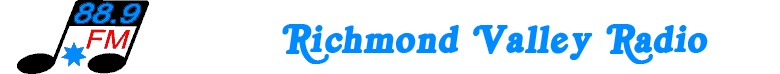 88.9 FM Richmond Valley Radio Header